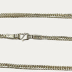 close up of hallmark and clasp of DEXZION Snake Skin Ropenecklace