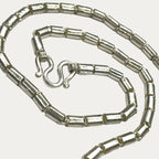 Silver Chain for Men | Round Baht Link | 999 Pure Silver | 24g | 22" | 5mm | Handmade Silver Chain