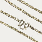 999 pure silver Byzantine chain