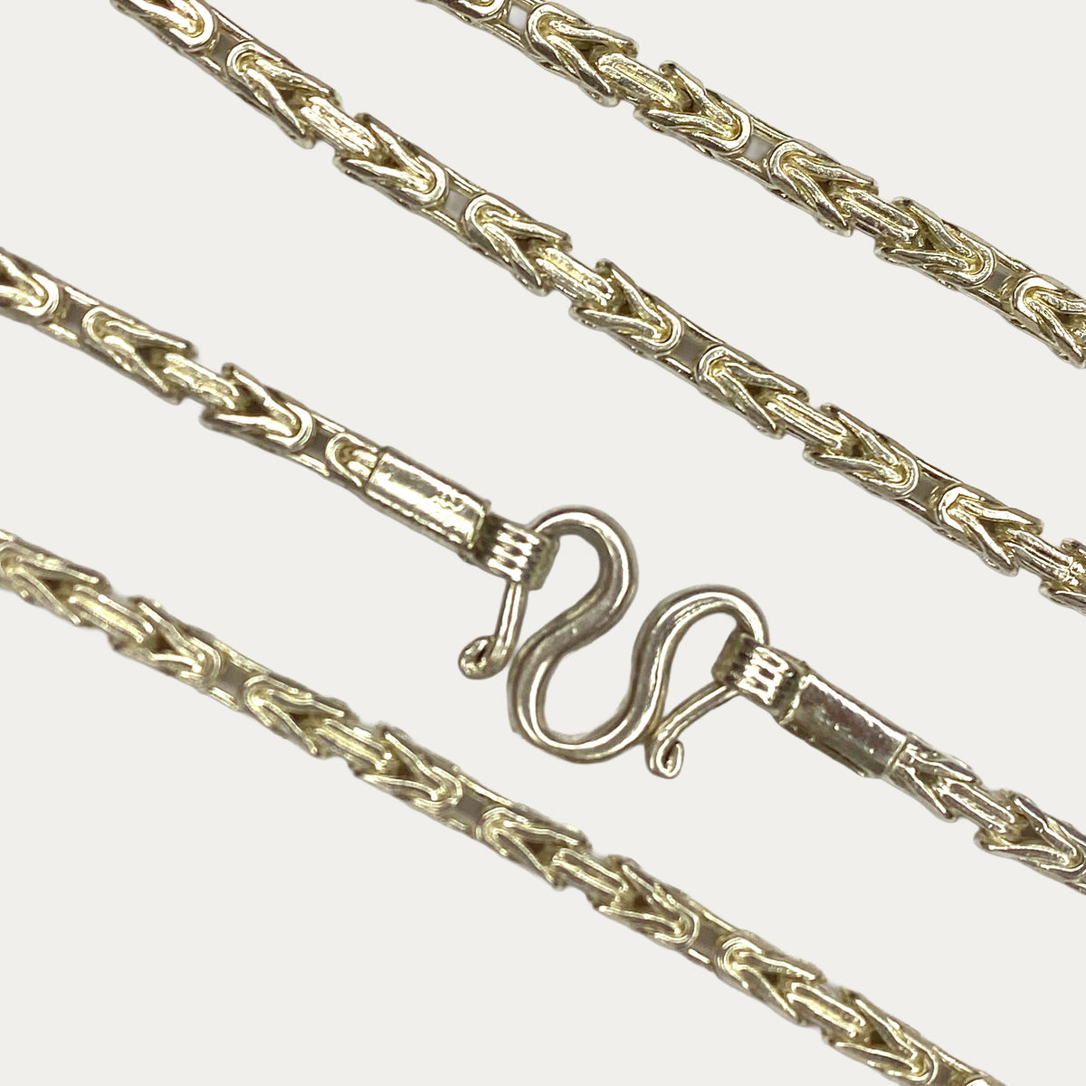 999 pure silver Byzantine chain