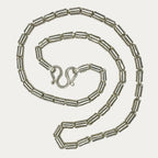 Silver Chain for Men | Round Baht Link | 999 Pure Silver | 24g | 22" | 5mm | Handmade Silver Chain