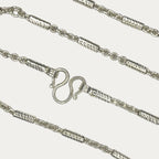 diamond cut khmer chain with m clasp