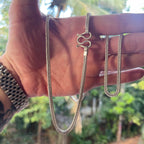 Silver Chain for Men | Snakeskin Rope Link | 35g | 33" | 4mm | Handmade Silver Necklace