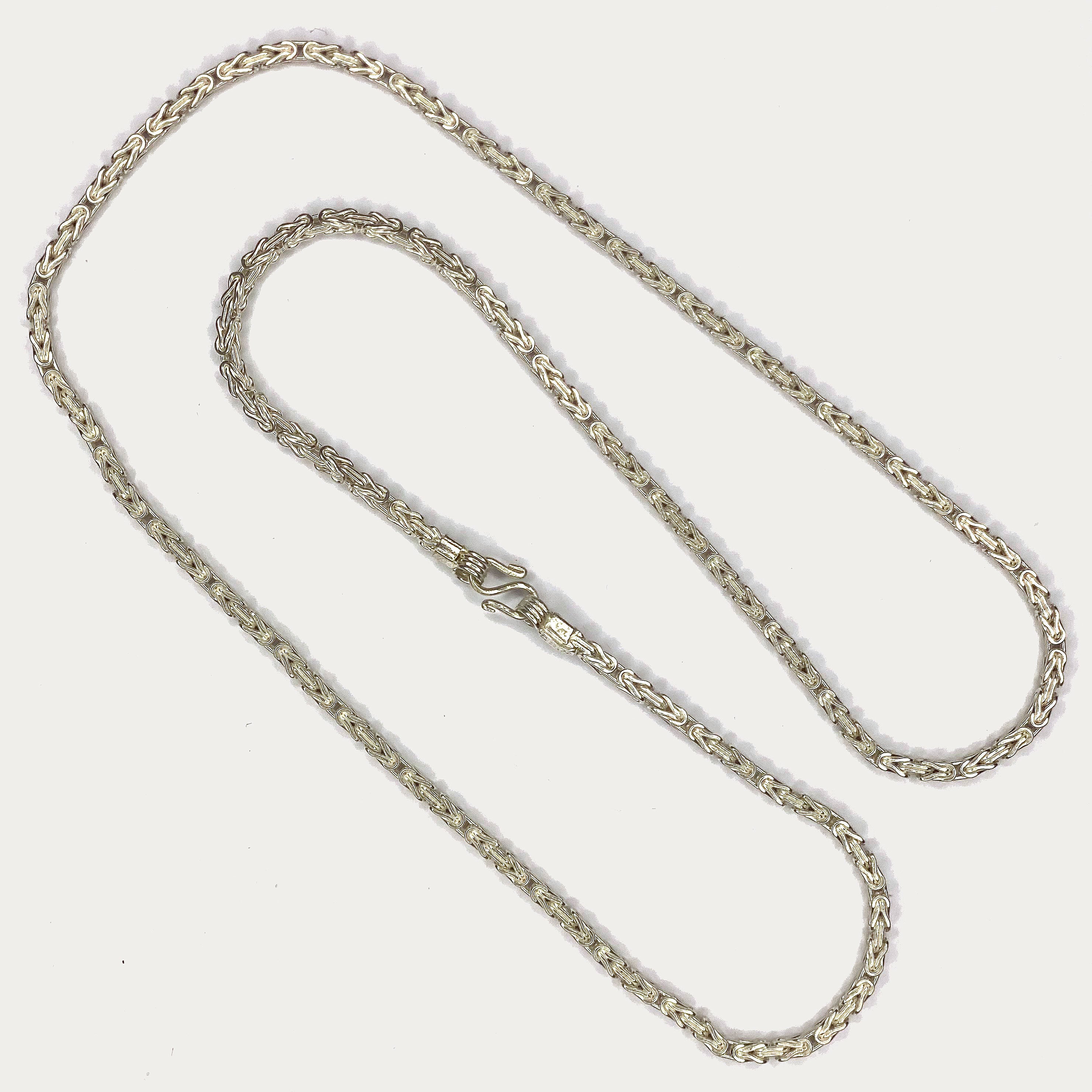 Byzantine Necklace - Handmade Silver Chain