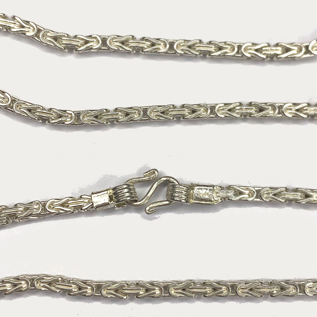 Byzantine Necklace - Handmade Silver Chain
