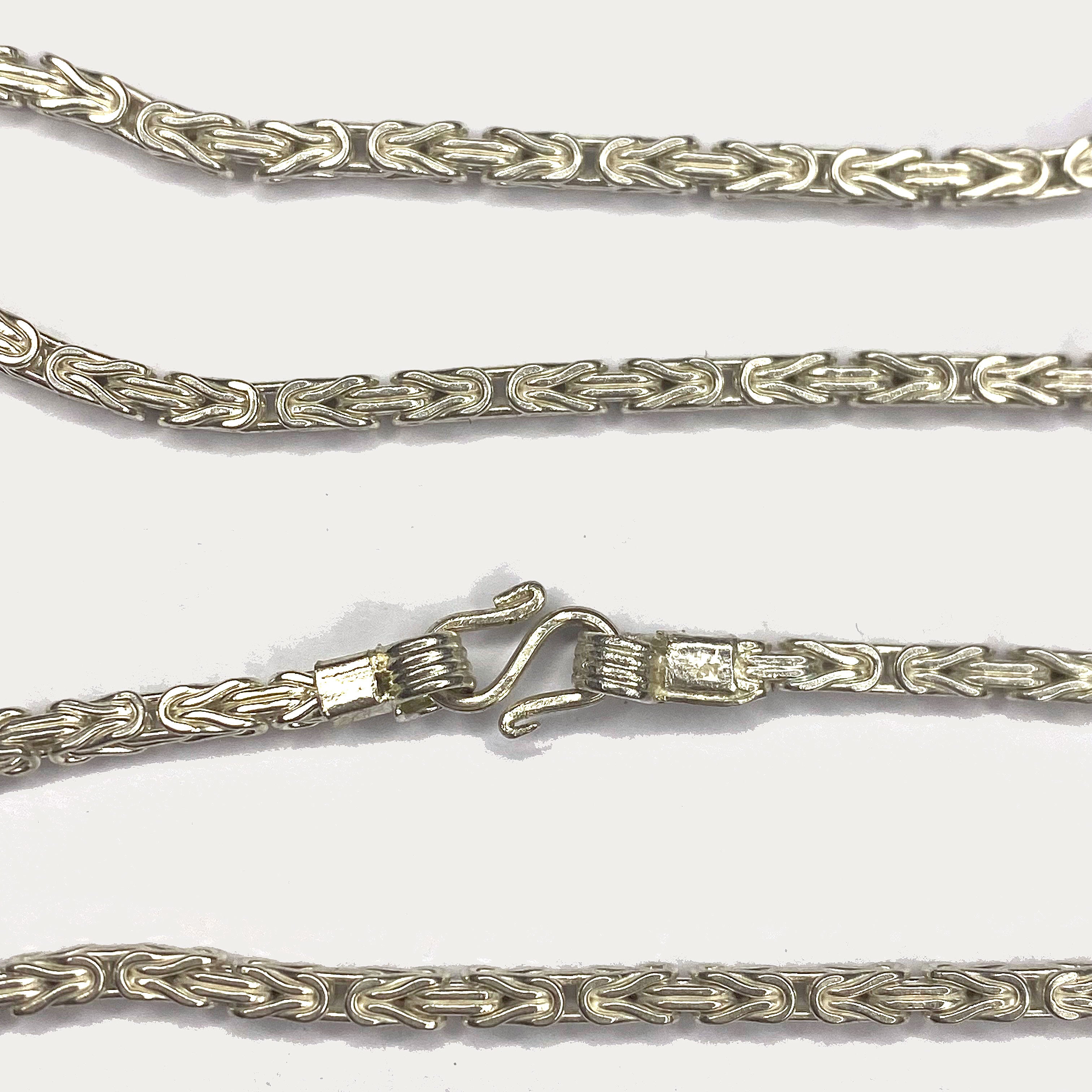 Byzantine Necklace - Handmade Silver Chain
