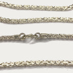 Byzantine Necklace - Handmade Silver Chain
