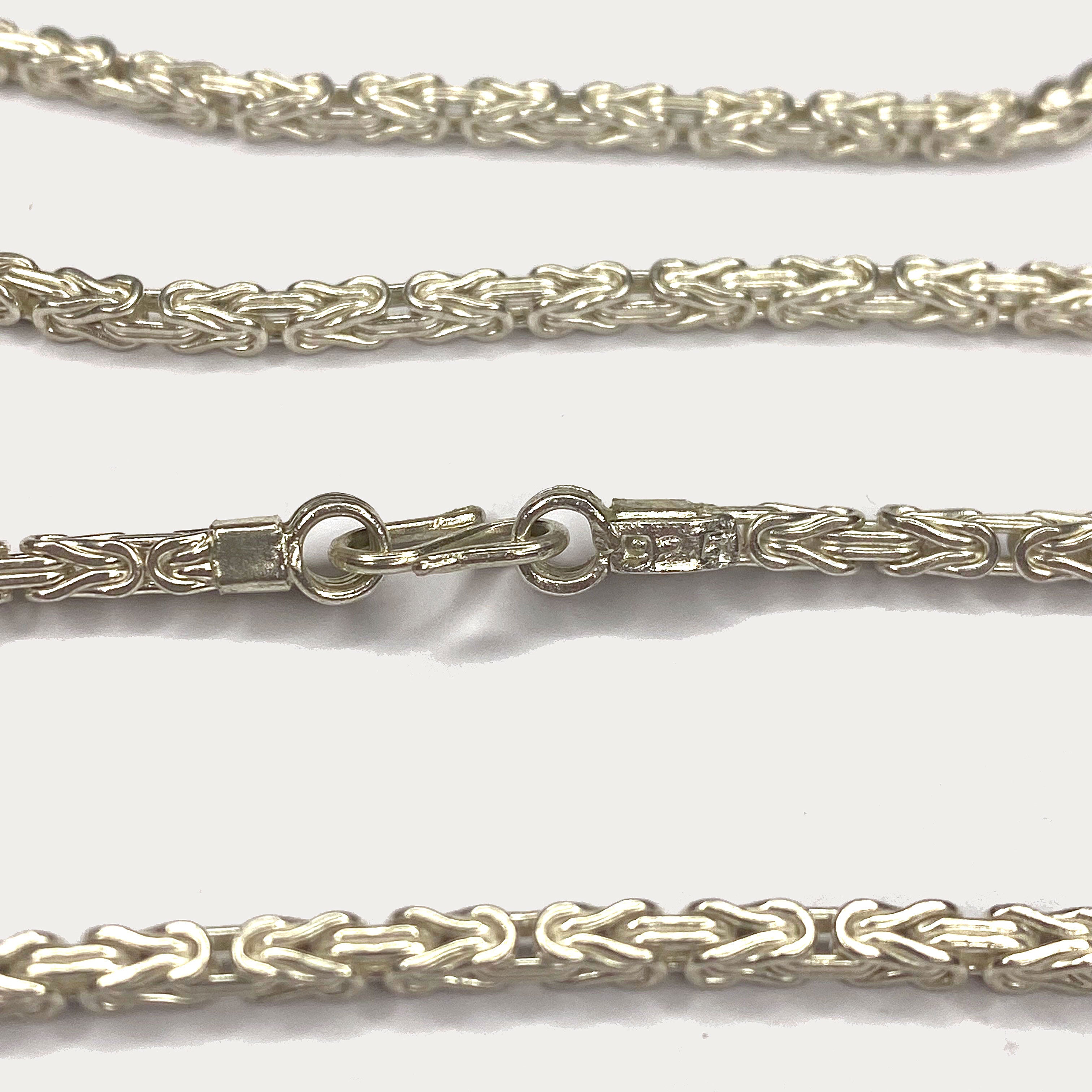 Byzantine Necklace - Handmade Silver Chain