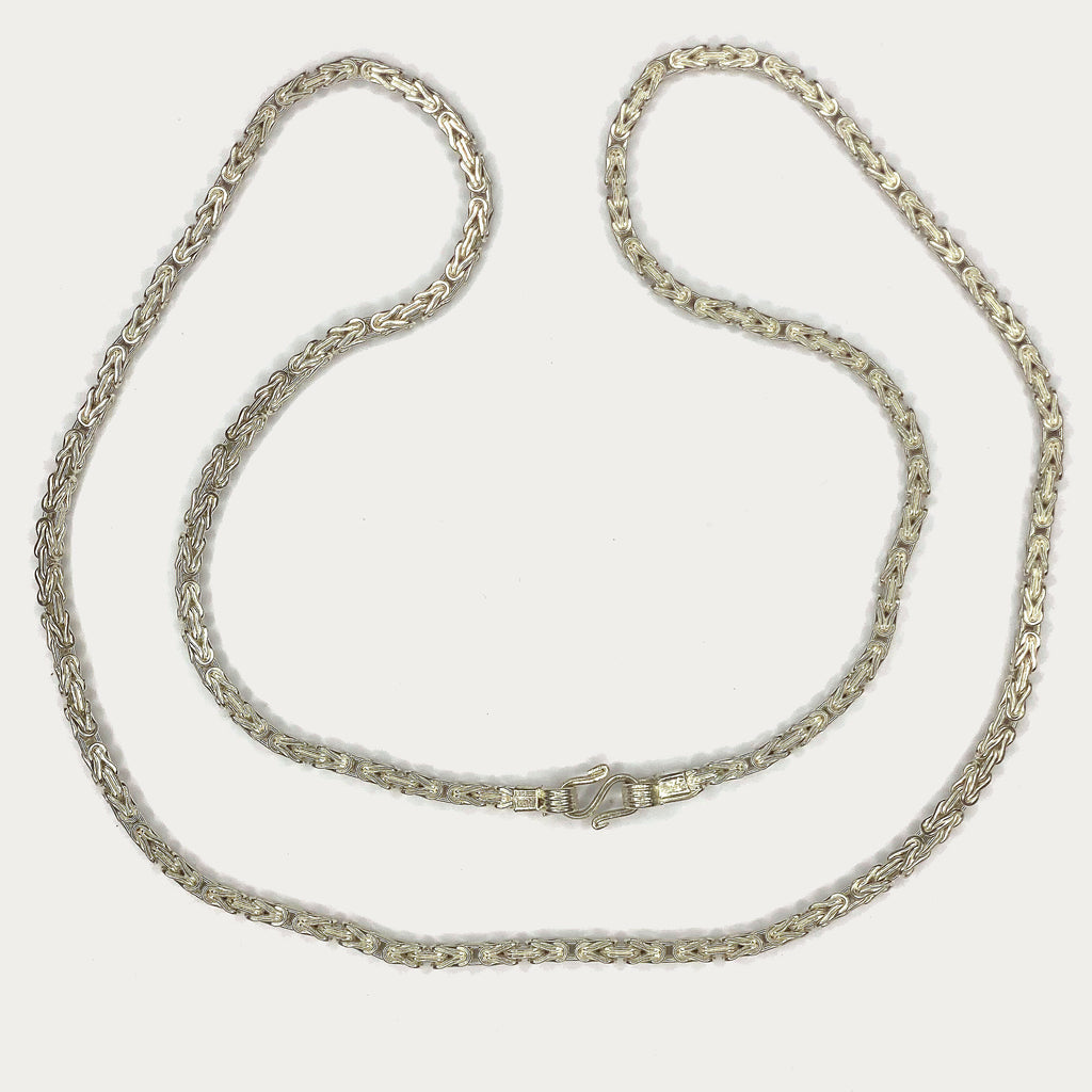 Byzantine Necklace - Handmade Silver Chain