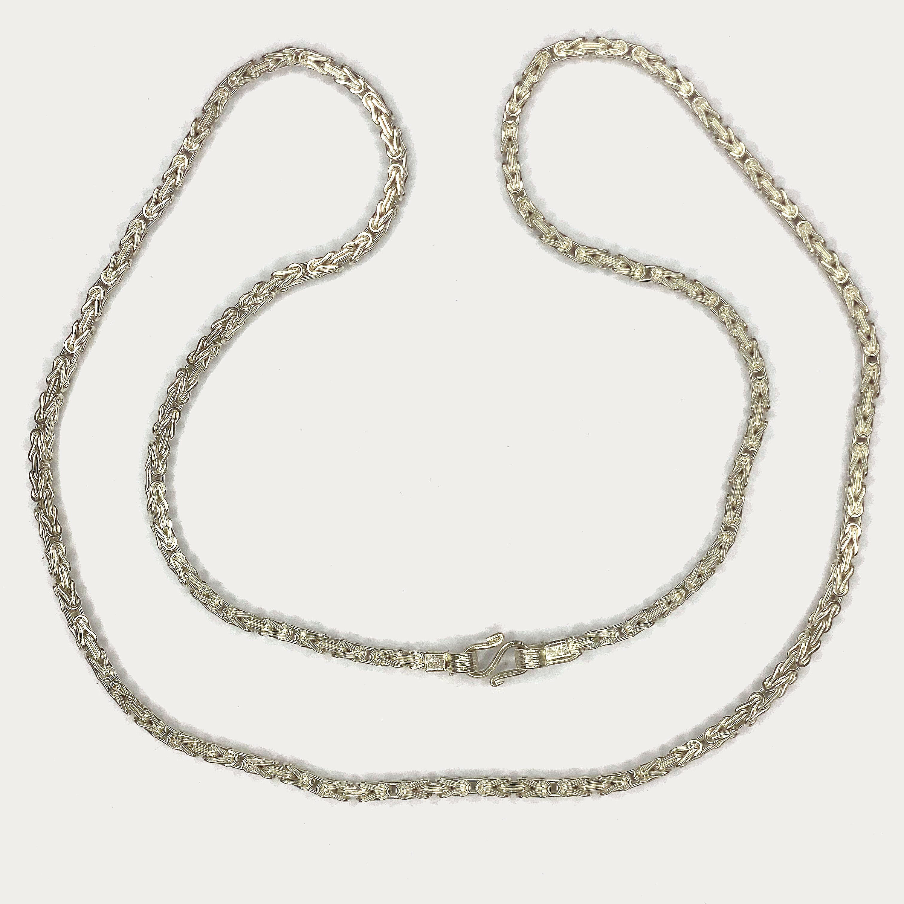 Byzantine Necklace - Handmade Silver Chain
