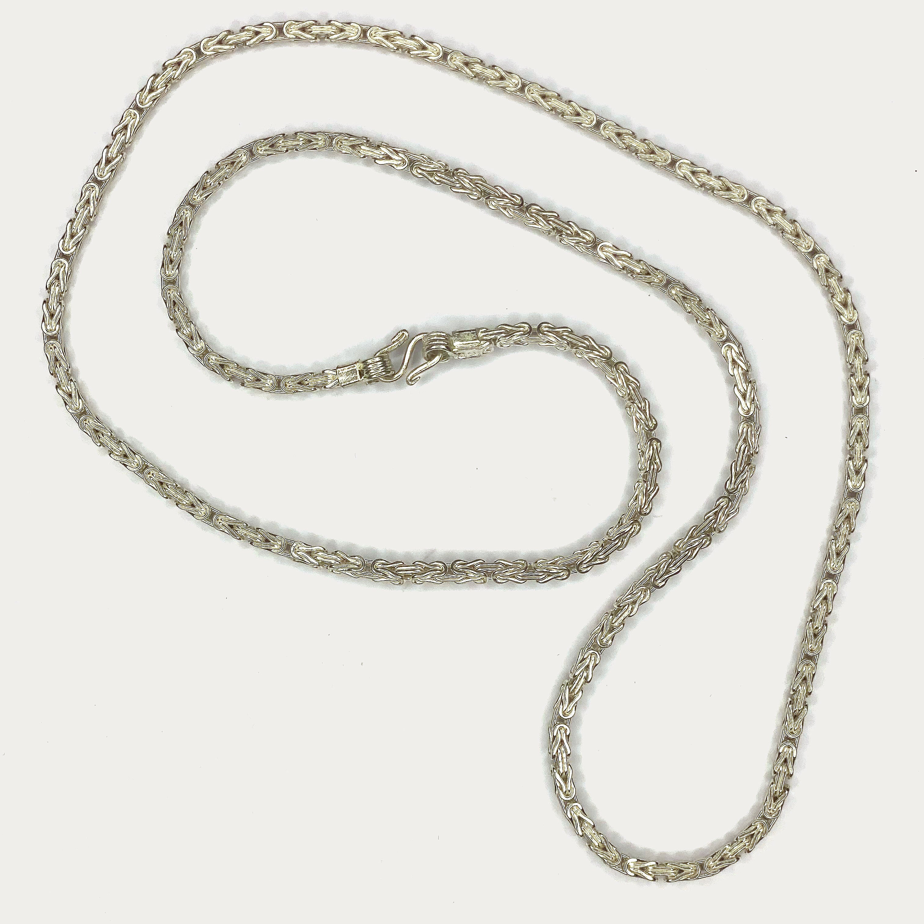Byzantine Necklace - Handmade Silver Chain