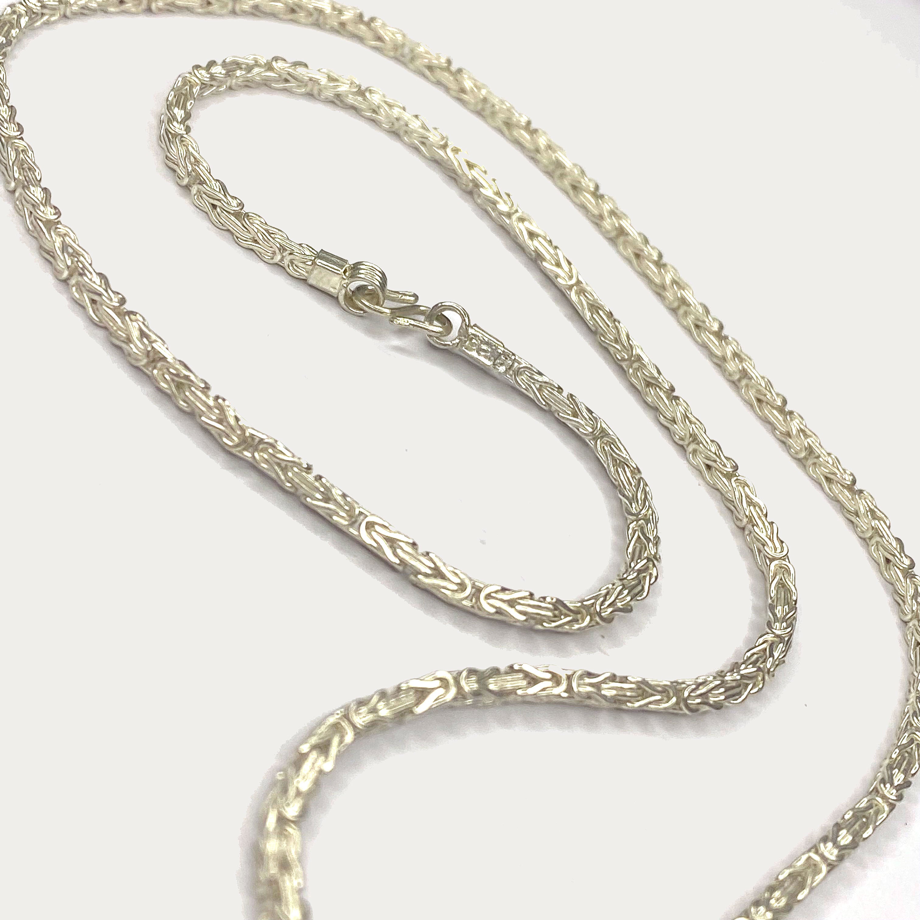 Byzantine Necklace - Handmade Silver Chain