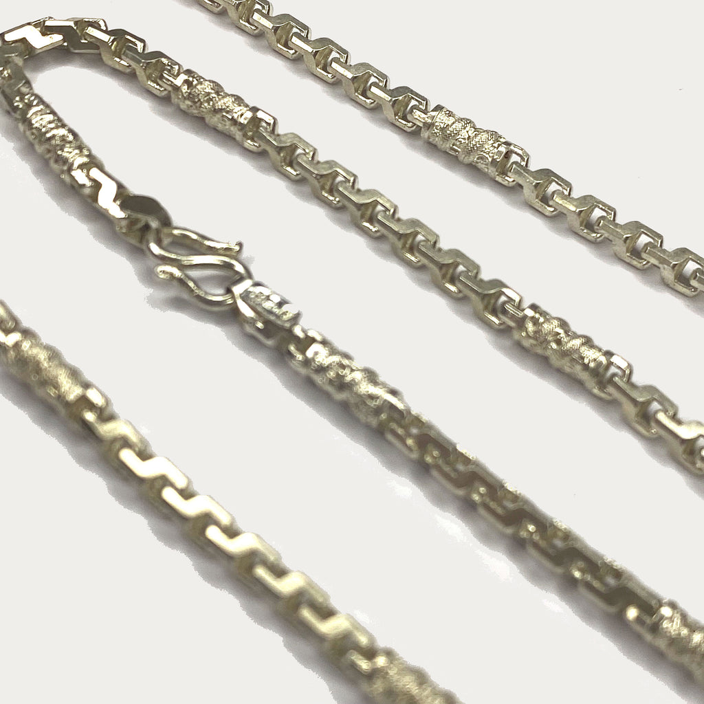 Dragon Link Necklace - Silver Chain