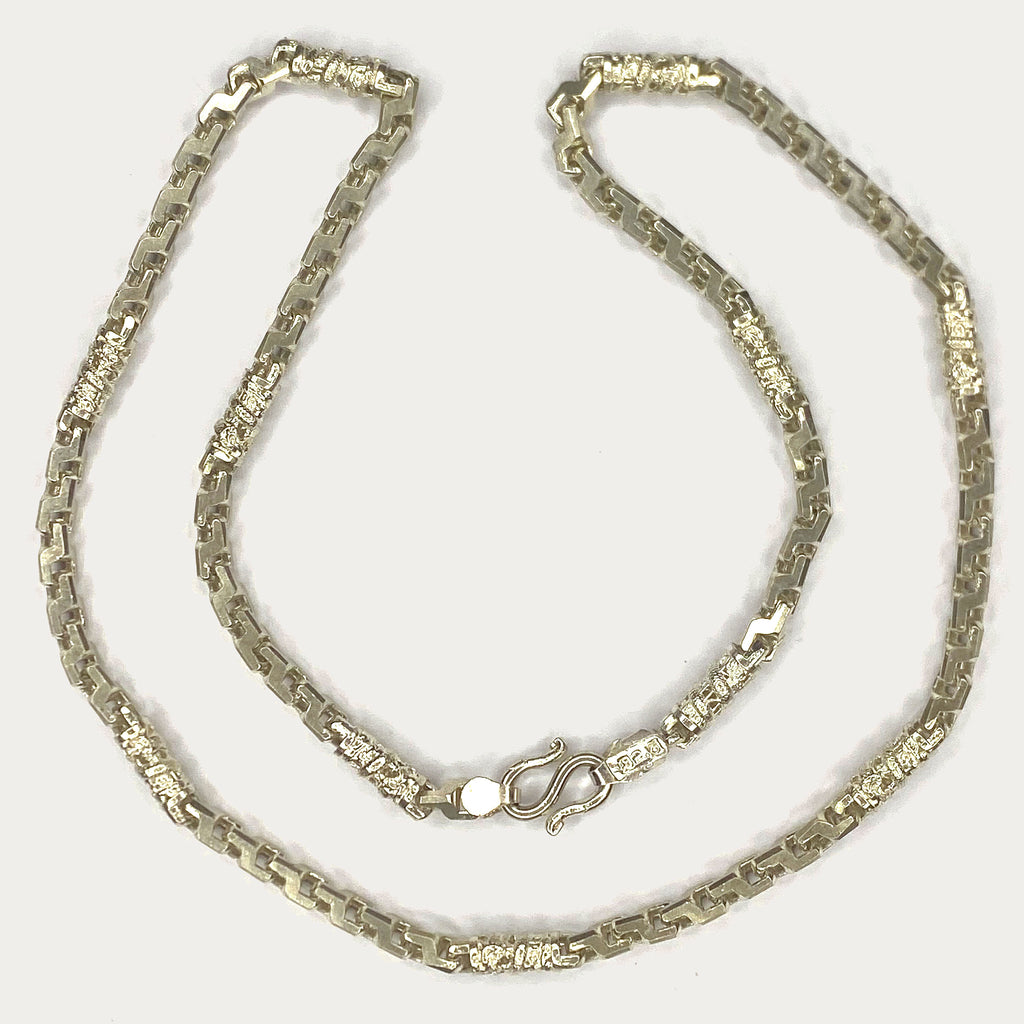 Dragon Link Necklace - Silver Chain
