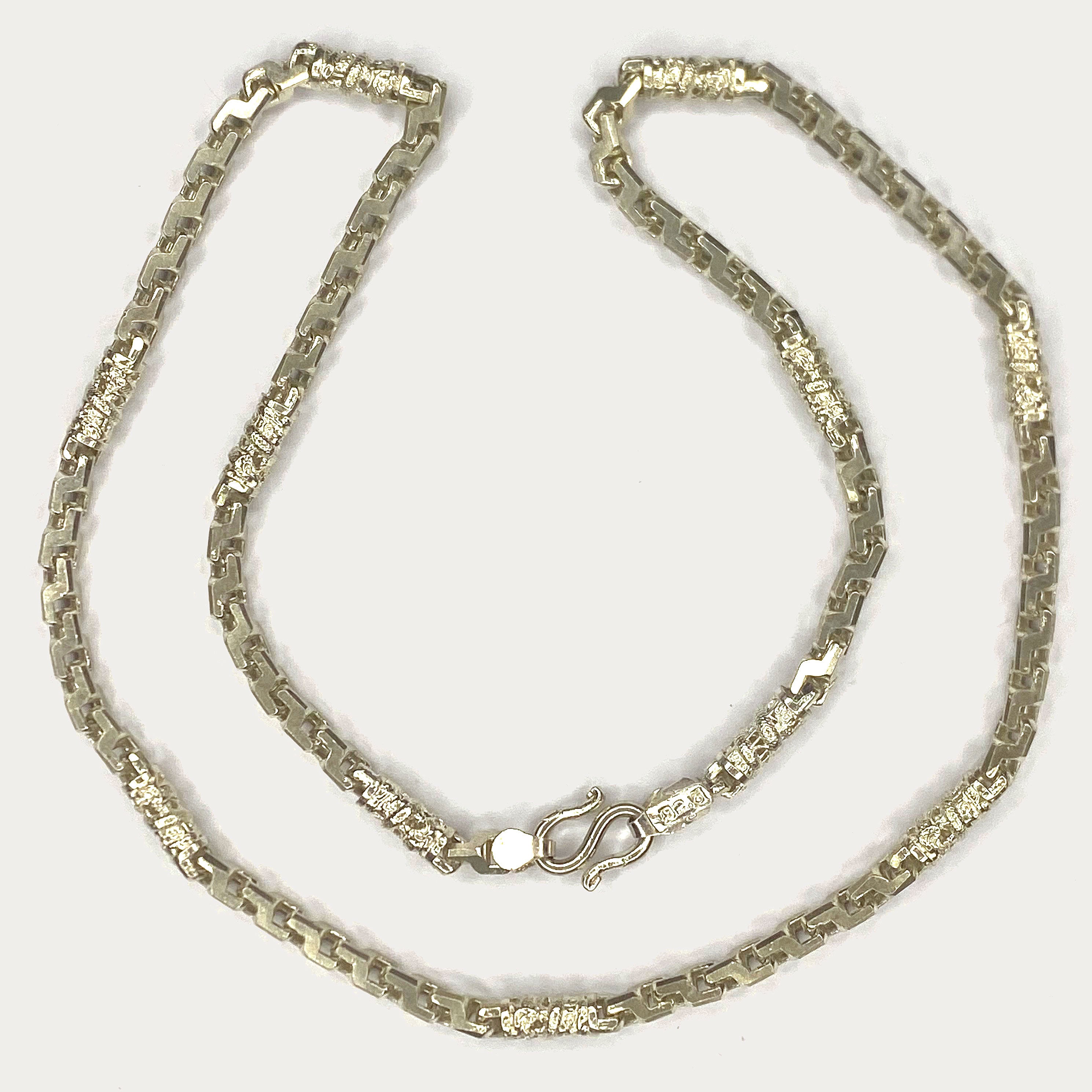 Dragon Link Necklace - Silver Chain