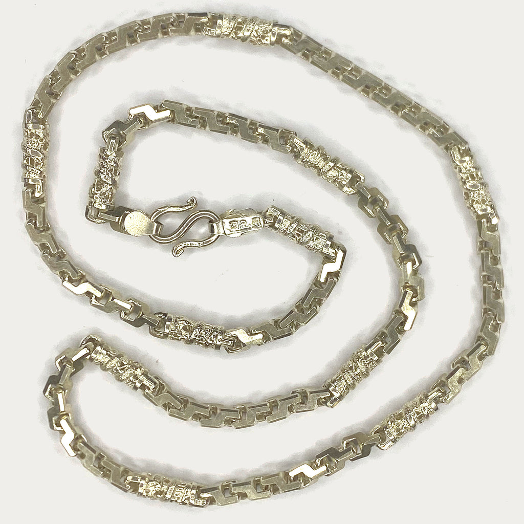 Dragon Link Necklace - Silver Chain