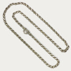 Teardrop Link Necklace - Handmade Silver 1oz Chain