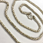 Byzantine Necklace - Handmade 99% Silver 2oz Chain