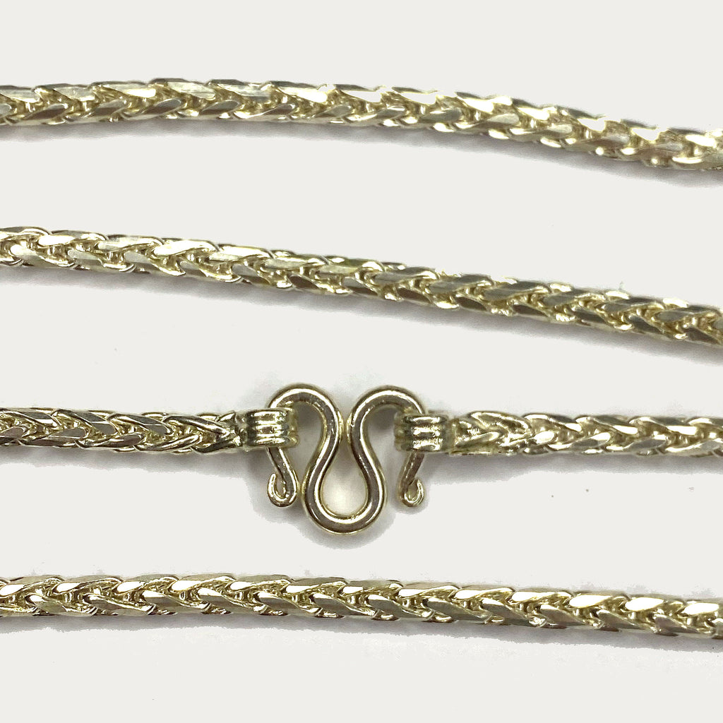 Dragon Scale Necklace - Handmade Silver Chain