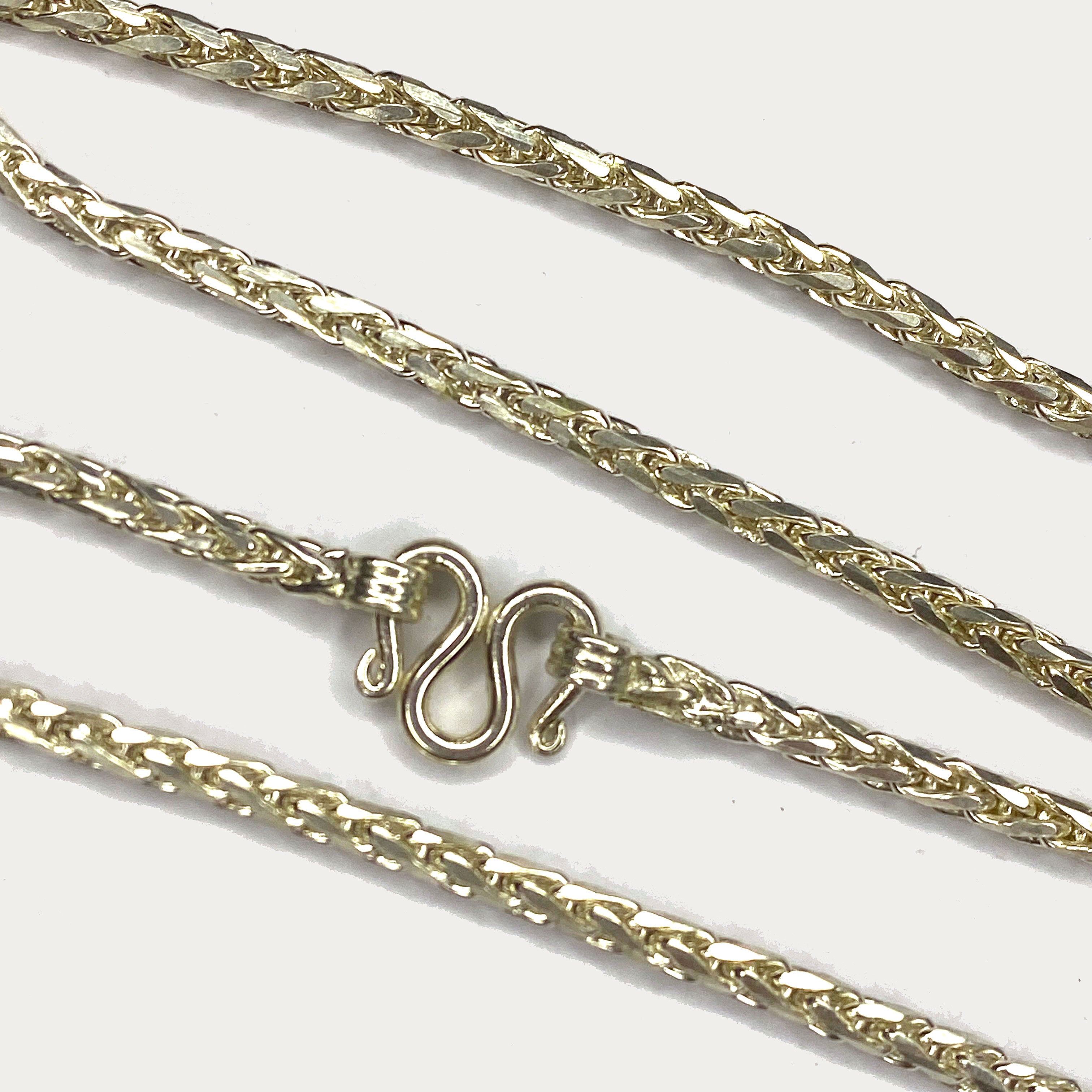 Dragon Scale Necklace - Handmade Silver Chain