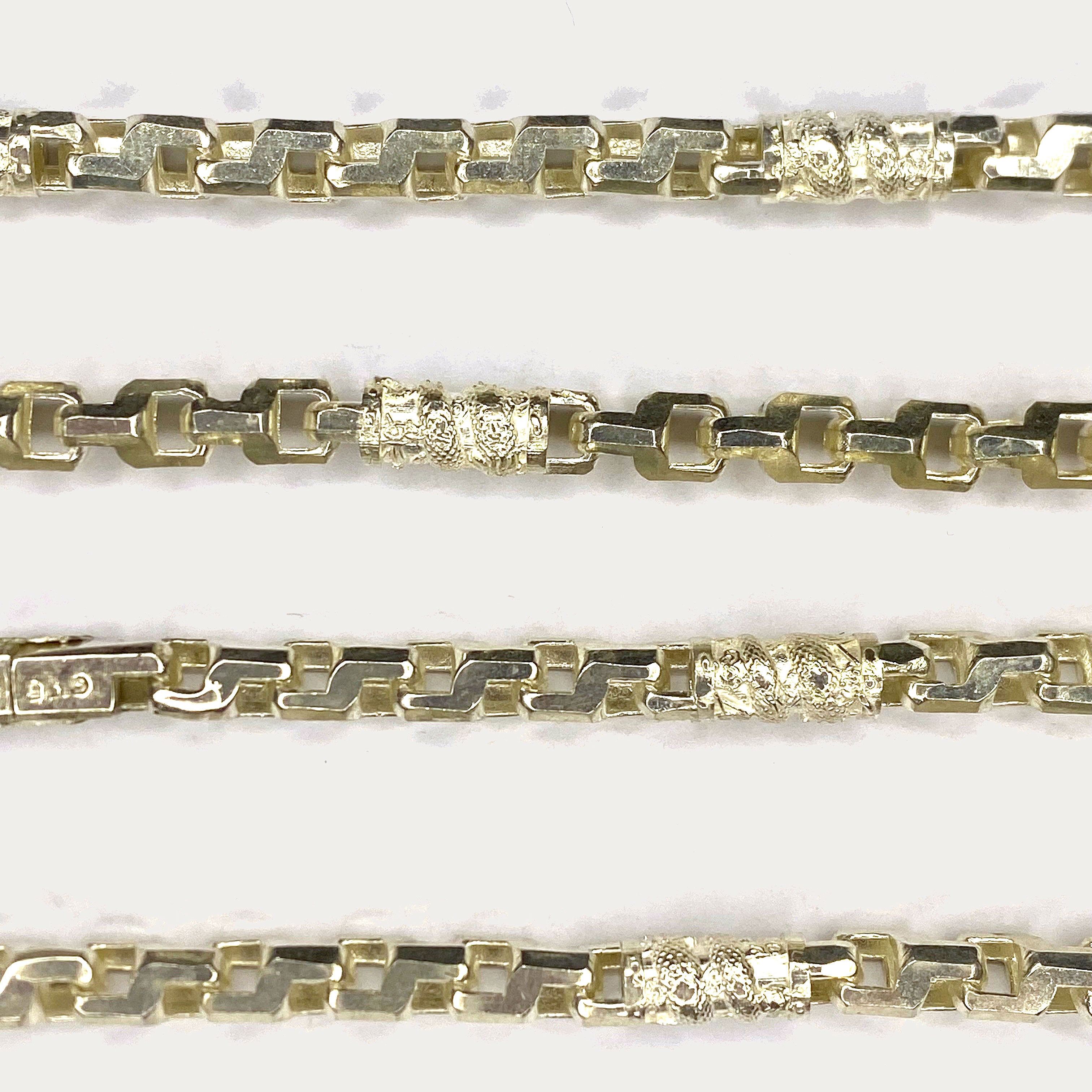 Dragon Link Necklace - Handmade Silver Chain