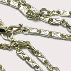 Sugarcane Baht Chain - Handmade 999 Fine Silver