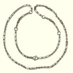 Sugarcane Baht Chain - Handmade 999 Fine Silver