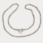 Round Baht Link Necklace - Handmade 999 Pure Silver Chain