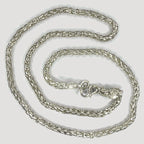 Dragon Head & Skin Link Necklace - Handmade Silver Chain