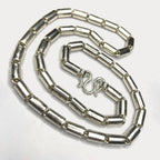 Round Baht Link 200g Necklace - Handmade 999 Pure Silver Chain