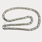 Round Baht Link 200g Necklace - Handmade 999 Pure Silver Chain