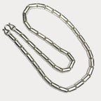 Round Baht Link 200g Necklace - Handmade 999 Pure Silver Chain