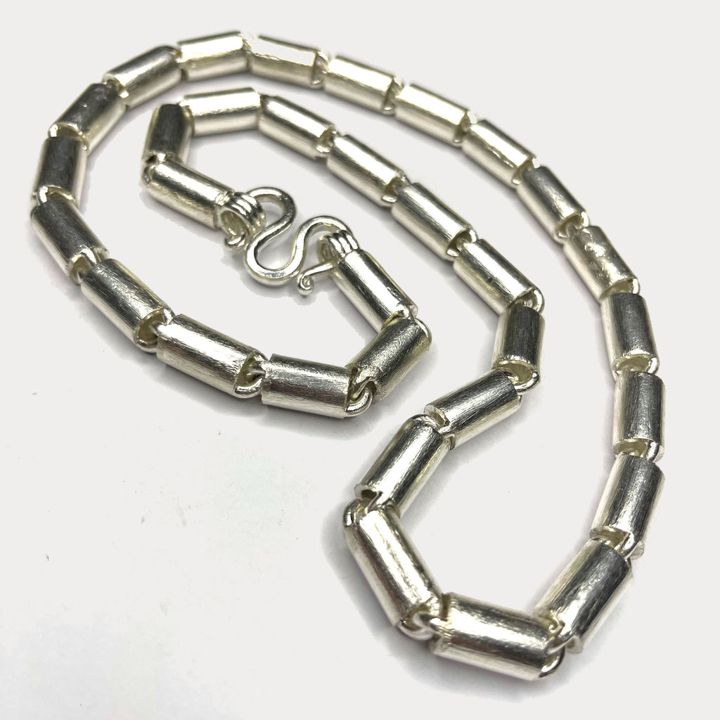 Round Baht Link 200g Necklace - Handmade 999 Pure Silver Chain