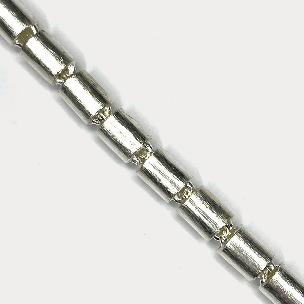 Round Baht Link 100g Bracelet - Handmade 999 Pure Silver Chain