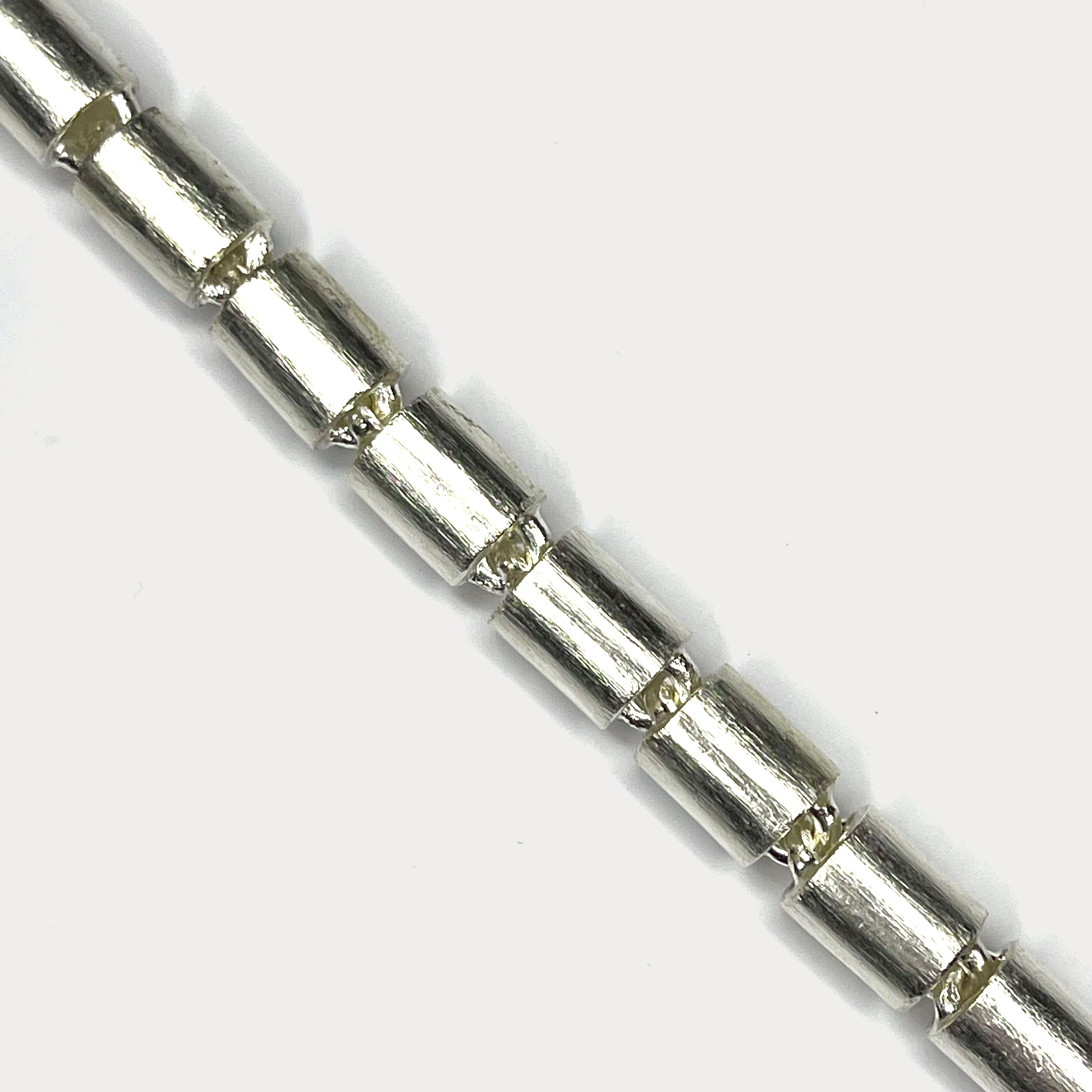 Round Baht Link 100g Bracelet - Handmade 999 Pure Silver Chain