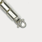 Round Baht Link 100g Bracelet - Handmade 999 Pure Silver Chain