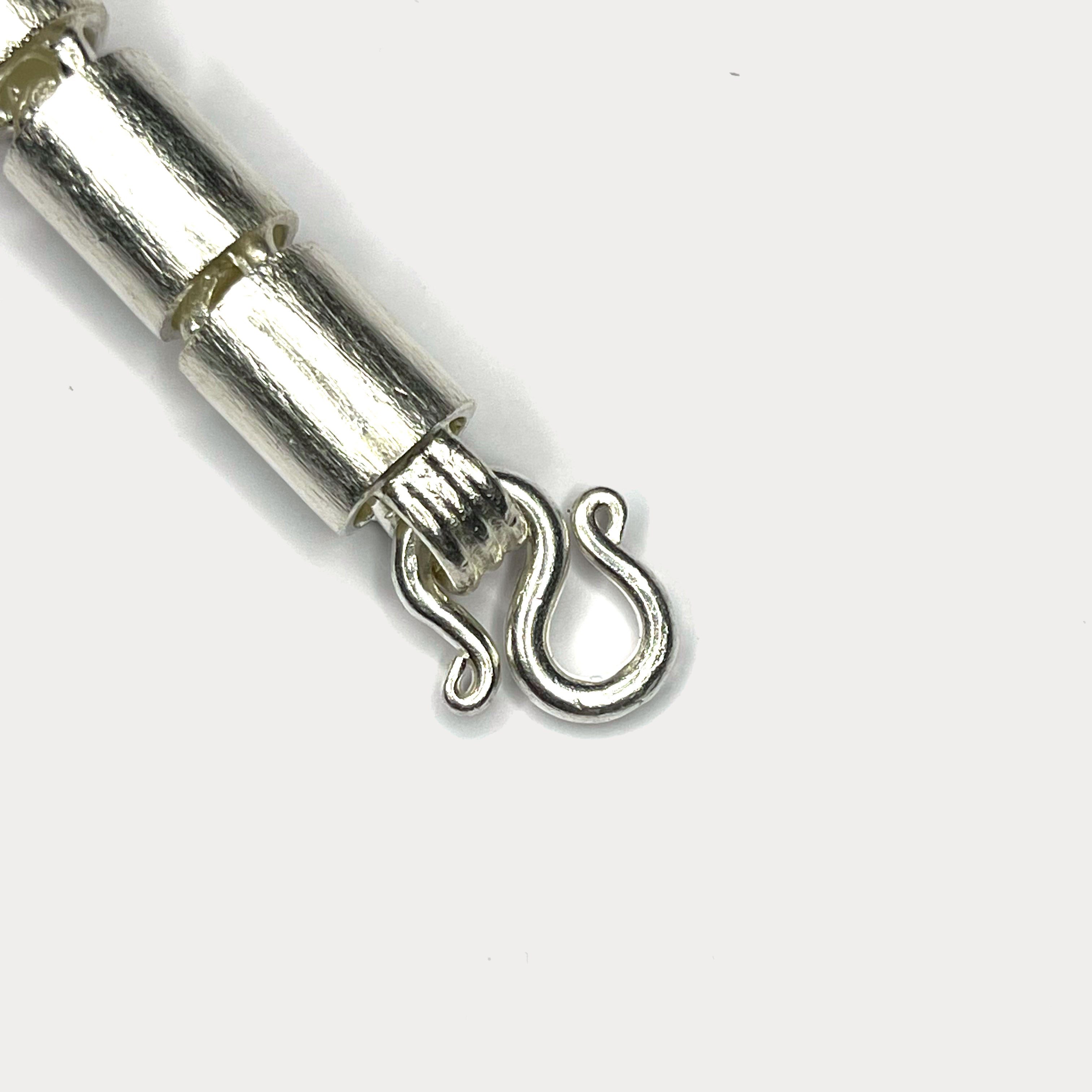Round Baht Link 100g Bracelet - Handmade 999 Pure Silver Chain