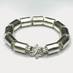 Round Baht Link 100g Bracelet - Handmade 999 Pure Silver Chain
