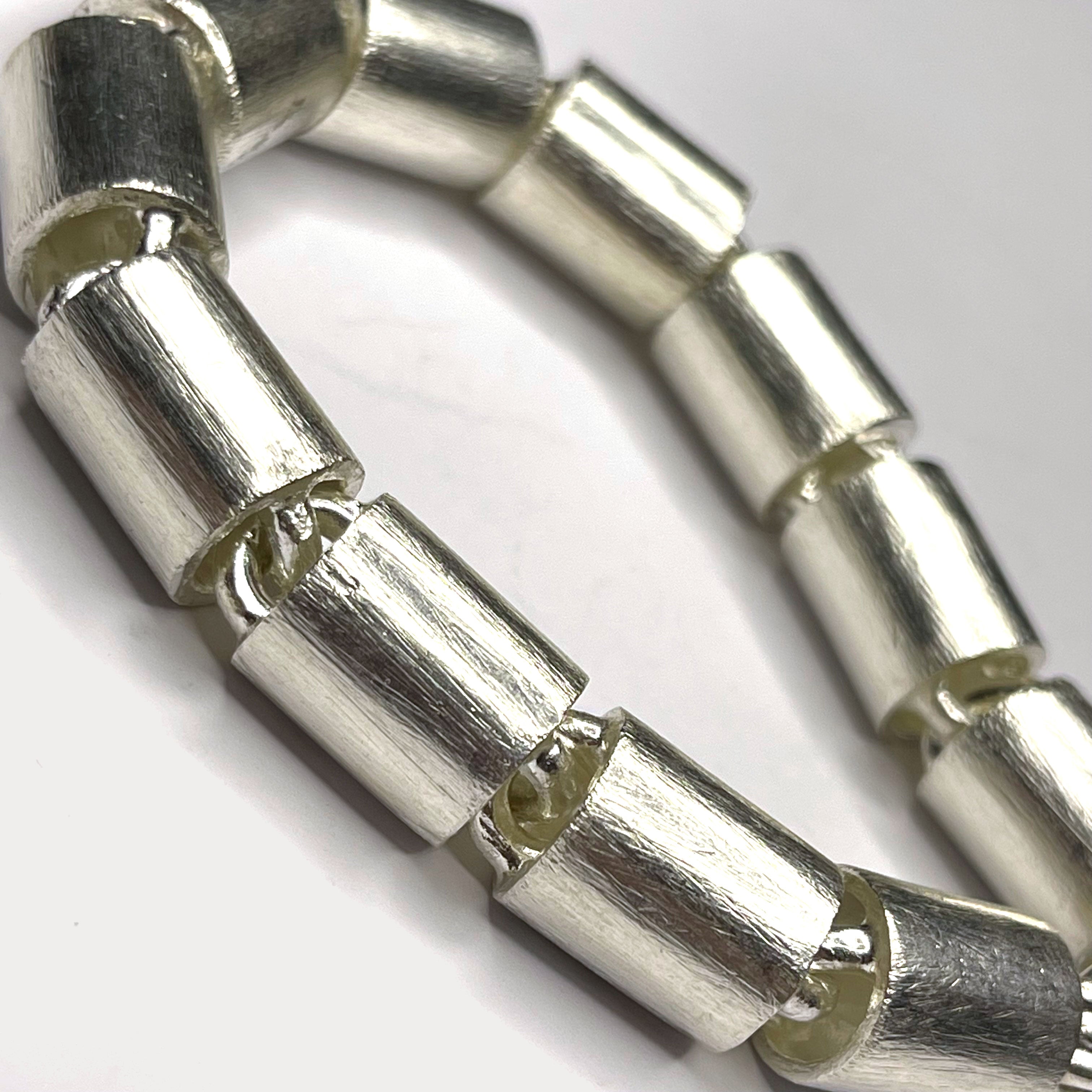 Round Baht Link 100g Bracelet - Handmade 999 Pure Silver Chain