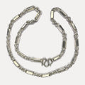 999 Pure Heavy Silver Sugarcane Curb Chain Necklace - 200g - 31inch