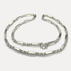 999 Pure Silver Sugarcane Curb Chain Necklace - 100g - 31inch