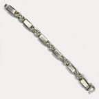 999 Pure Silver Heavy Figaro Bar Curb Bracelet - 100g
