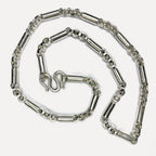 999 Pure Silver Heavy Round Sugarcane Belcher Chain Necklace - 200g - 31inch