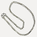 999 Pure Silver Heavy Round Sugarcane Belcher Chain Necklace - 200g - 31inch