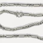 999 Pure Silver Round Sugarcane Belcher Chain Necklace – 100g – 31 Inch