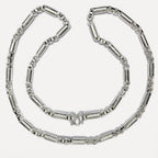 999 Pure Silver Round Sugarcane Belcher Chain Necklace – 100g – 31 Inch