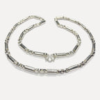 999 Pure Silver Round Sugarcane Belcher Chain Necklace – 100g – 31 Inch