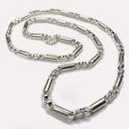 999 Pure Silver Round Sugarcane Belcher Chain Necklace – 100g – 31 Inch