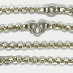 999 Pure Silver Heavy Anchor Link Curb Chain Necklace - 200g - 31"