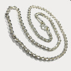 999 Pure Silver Anchor Link Curb Chain Necklace - 100g - 31"